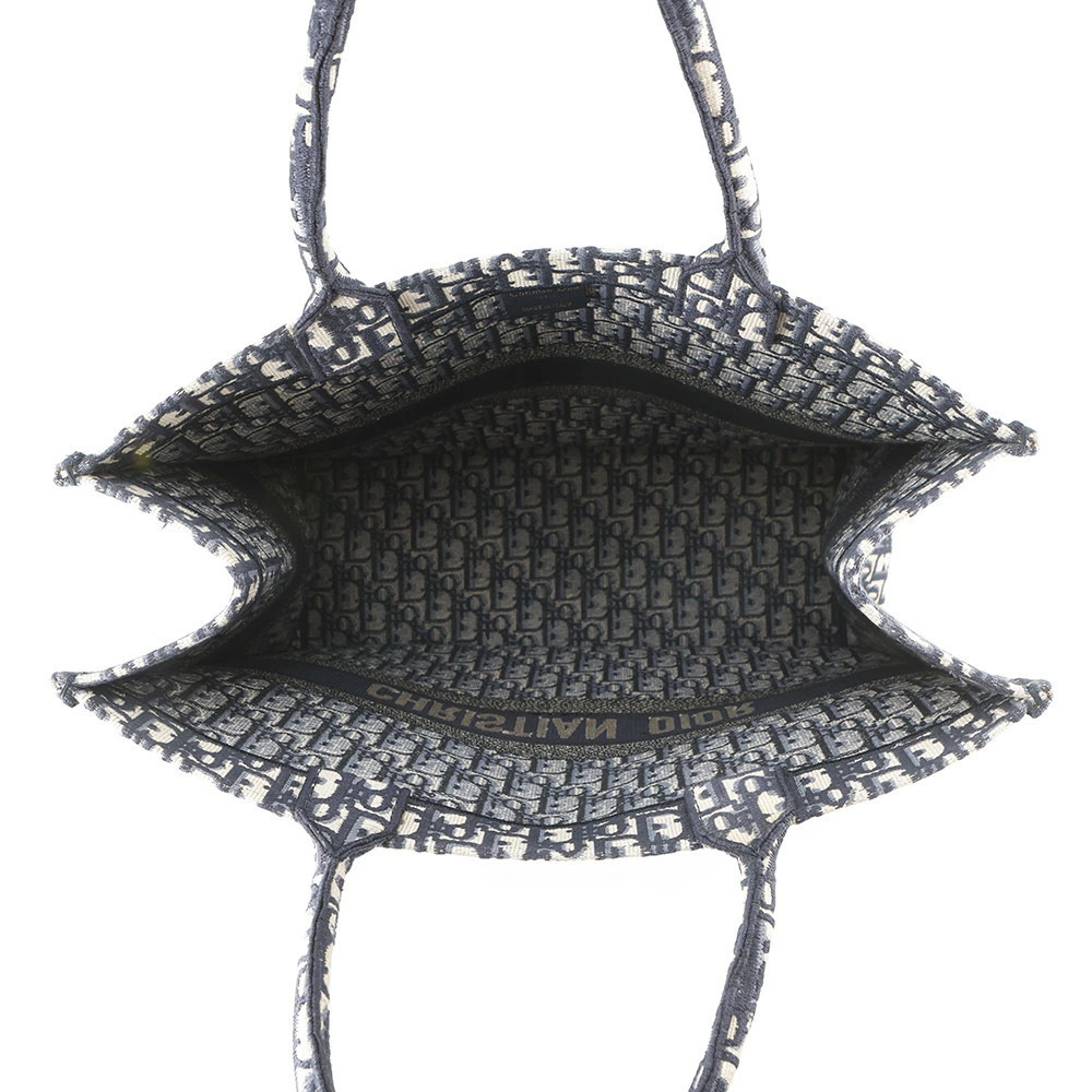 Christian Dior Tote Bag Book Oblique Embroidery - Picture 5 of 12
